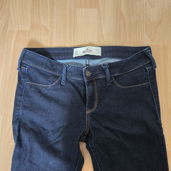 Hollister dark blue low rise skinny jeans size 5S - Picture 3 of 9